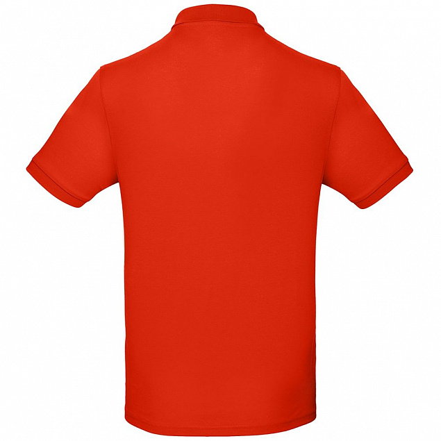 Рубашка поло мужская Inspire, красная с логотипом в Нефтекамске заказать по выгодной цене в кибермаркете AvroraStore
