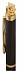 Ручка шариковая Currency Golden Top с логотипом в Нефтекамске заказать по выгодной цене в кибермаркете AvroraStore