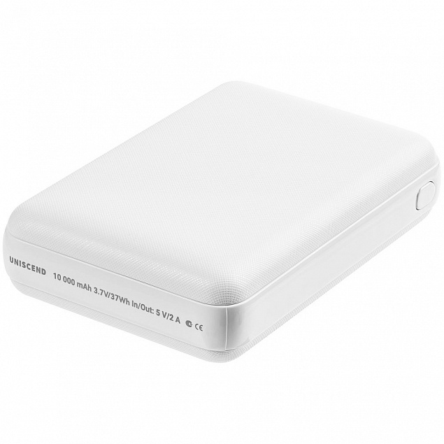 Внешний аккумулятор Uniscend Full Feel Type-C, 10000 мАч, белый с логотипом в Нефтекамске заказать по выгодной цене в кибермаркете AvroraStore