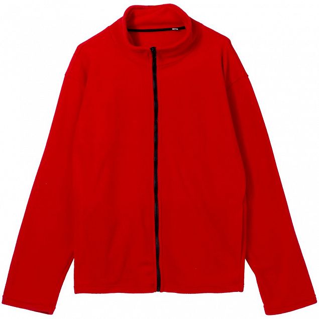 Куртка флисовая унисекс Manakin, красная с логотипом в Нефтекамске заказать по выгодной цене в кибермаркете AvroraStore