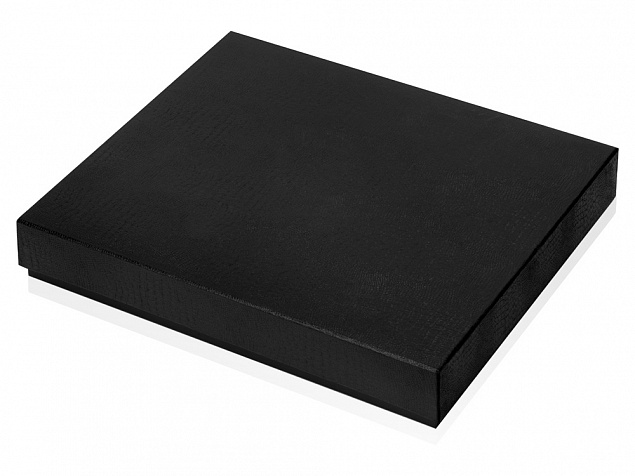 Подарочная коробка 38 х 31,8 х 6, черный с логотипом в Нефтекамске заказать по выгодной цене в кибермаркете AvroraStore