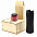 Подарочный набор Ирвин, красный (черный чай, мед с фундуком и какао) с логотипом в Нефтекамске заказать по выгодной цене в кибермаркете AvroraStore