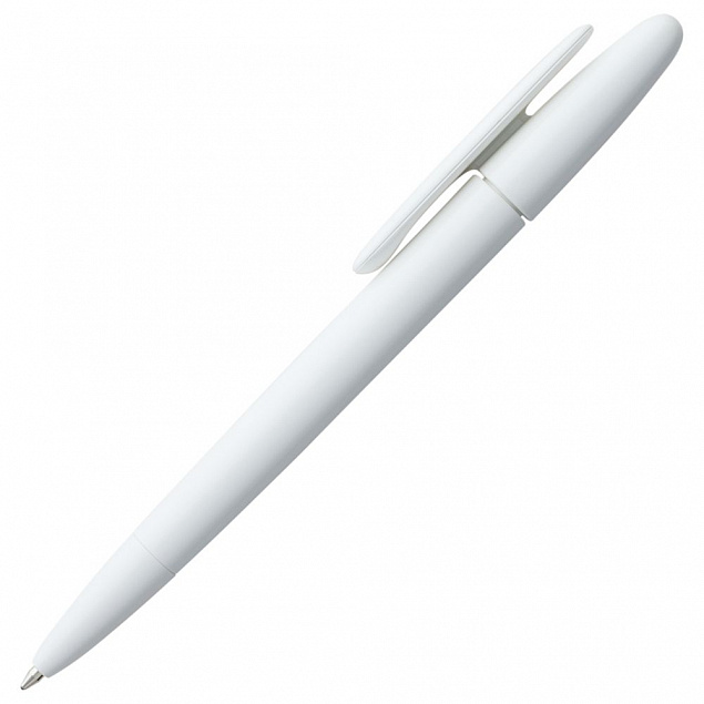 Ручка шариковая Prodir DS5 TPP, белая с логотипом в Нефтекамске заказать по выгодной цене в кибермаркете AvroraStore