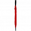 Зонт-трость Color Play, красный с логотипом в Нефтекамске заказать по выгодной цене в кибермаркете AvroraStore