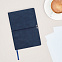 Ежедневник Portobello Trend, In Velour, недатированный, синий с логотипом в Нефтекамске заказать по выгодной цене в кибермаркете AvroraStore
