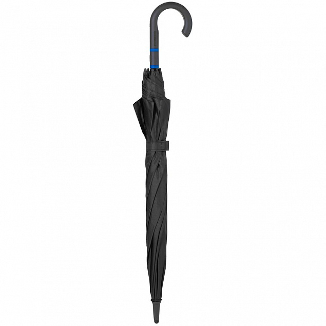 Зонт-трость с цветными спицами Color Style ver.2, ярко-синий с логотипом в Нефтекамске заказать по выгодной цене в кибермаркете AvroraStore