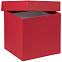 Коробка Cube M, красная с логотипом в Нефтекамске заказать по выгодной цене в кибермаркете AvroraStore