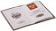 Обложка для паспорта Twill, бежевая с логотипом в Нефтекамске заказать по выгодной цене в кибермаркете AvroraStore