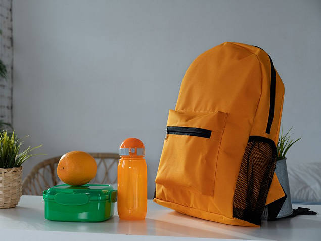 Рюкзак Easy, оранжевый с логотипом в Нефтекамске заказать по выгодной цене в кибермаркете AvroraStore