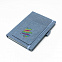 Блокнот Savona с органайзером, синий с логотипом в Нефтекамске заказать по выгодной цене в кибермаркете AvroraStore