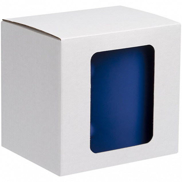 Коробка с окном для кружки Window, ver.2, белая с логотипом в Нефтекамске заказать по выгодной цене в кибермаркете AvroraStore