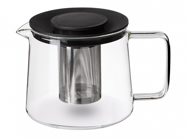 Стеклянный заварочный чайник с фильтром «Pu-erh» с логотипом в Нефтекамске заказать по выгодной цене в кибермаркете AvroraStore
