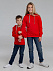 Толстовка с капюшоном детская Kirenga Kids, красная с логотипом в Нефтекамске заказать по выгодной цене в кибермаркете AvroraStore