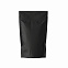 Дойпак с устойчивым дном и замком зип-лок, матовый черный с логотипом в Нефтекамске заказать по выгодной цене в кибермаркете AvroraStore