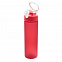 Пластиковая бутылка Narada Soft-touch, красный с логотипом в Нефтекамске заказать по выгодной цене в кибермаркете AvroraStore