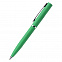 Ручка металлическая Alfa фрост, зелёная с логотипом в Нефтекамске заказать по выгодной цене в кибермаркете AvroraStore