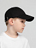 Бейсболка детская Capture Kids, черная с логотипом в Нефтекамске заказать по выгодной цене в кибермаркете AvroraStore