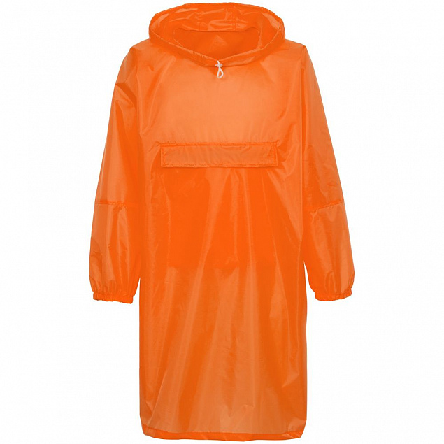 Дождевик-анорак Alatau, оранжевый неон с логотипом в Нефтекамске заказать по выгодной цене в кибермаркете AvroraStore