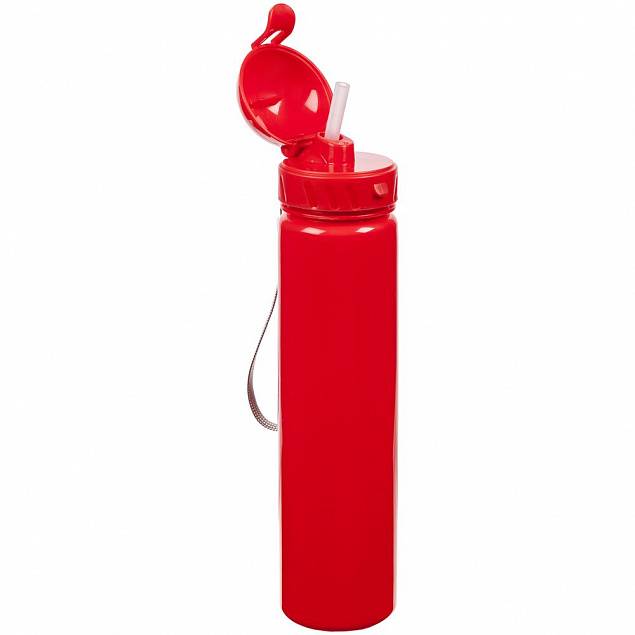 Бутылка для воды Barley, красная с логотипом в Нефтекамске заказать по выгодной цене в кибермаркете AvroraStore
