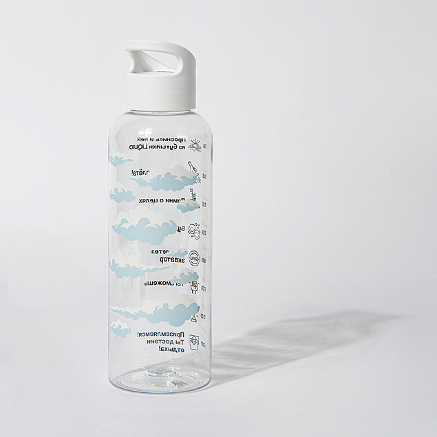 Бутылка для воды LIQUID, 500 мл с логотипом в Нефтекамске заказать по выгодной цене в кибермаркете AvroraStore