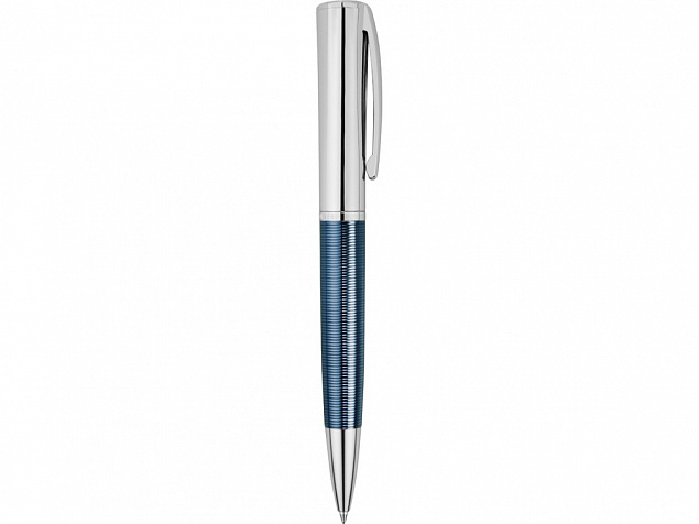 Ручка металлическая шариковая Conquest Blue с логотипом в Нефтекамске заказать по выгодной цене в кибермаркете AvroraStore