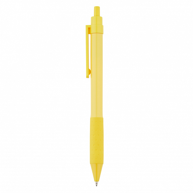 Ручка X2, желтый с логотипом в Нефтекамске заказать по выгодной цене в кибермаркете AvroraStore