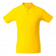 Рубашка поло мужская SURF, желтая с логотипом в Нефтекамске заказать по выгодной цене в кибермаркете AvroraStore