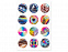 Сет объемных стикеров из эпоксидной смолы с логотипом в Нефтекамске заказать по выгодной цене в кибермаркете AvroraStore
