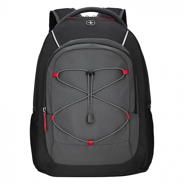 Рюкзак Next Mars, черный c антрацитовым с логотипом в Нефтекамске заказать по выгодной цене в кибермаркете AvroraStore