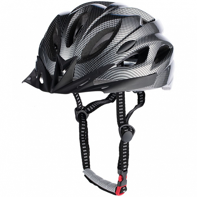 Велосипедный шлем Ballerup, черный с логотипом в Нефтекамске заказать по выгодной цене в кибермаркете AvroraStore