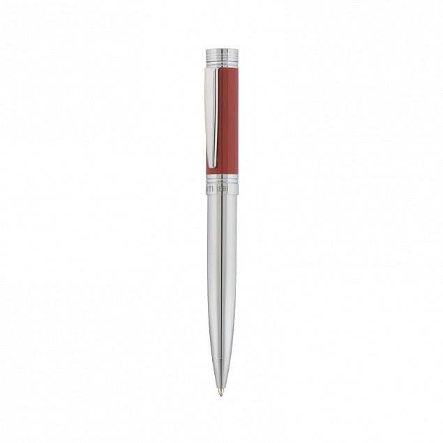 Ручка шариковая Zoom Red с логотипом в Нефтекамске заказать по выгодной цене в кибермаркете AvroraStore
