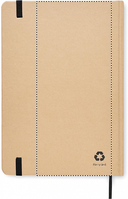 Блокнот A5 из переработанного к с логотипом в Нефтекамске заказать по выгодной цене в кибермаркете AvroraStore