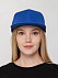 Бейсболка Snapback с прямым козырьком, ярко-синяя с логотипом в Нефтекамске заказать по выгодной цене в кибермаркете AvroraStore