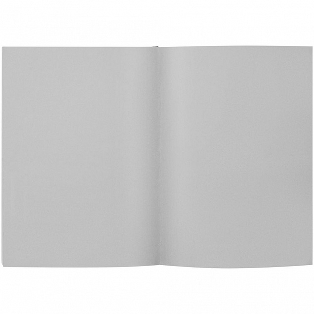 Ежедневник Flat, недатированный, серый с логотипом в Нефтекамске заказать по выгодной цене в кибермаркете AvroraStore