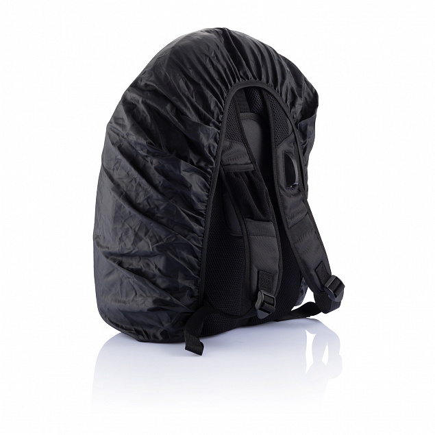 Рюкзак для ноутбука Swiss Peak, черный с логотипом в Нефтекамске заказать по выгодной цене в кибермаркете AvroraStore