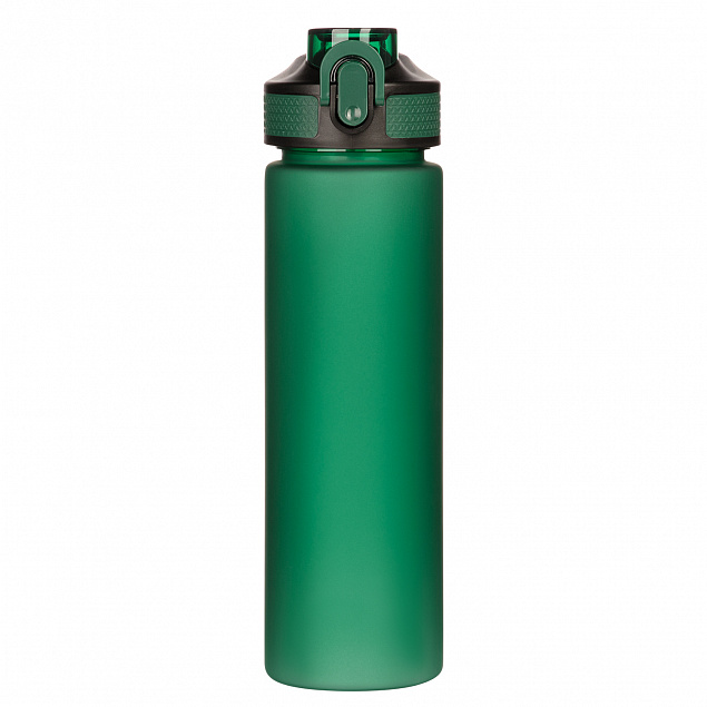 Спортивная бутылка для воды, Flip, 700 ml, темно-зеленая с логотипом в Нефтекамске заказать по выгодной цене в кибермаркете AvroraStore
