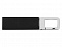 Флеш-карта USB 2.0 16 Gb с карабином Hook, черный/серебристый с логотипом в Нефтекамске заказать по выгодной цене в кибермаркете AvroraStore