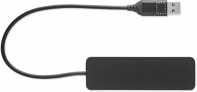 USB-C 4-портовый USB-концентрат с логотипом в Нефтекамске заказать по выгодной цене в кибермаркете AvroraStore