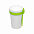 Ланч-бокс Cereal to go Green Line с ложкой (белый) с логотипом в Нефтекамске заказать по выгодной цене в кибермаркете AvroraStore