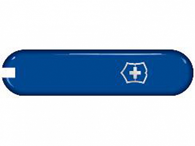 Передняя накладка VICTORINOX 58 мм, пластиковая, синяя с логотипом в Нефтекамске заказать по выгодной цене в кибермаркете AvroraStore