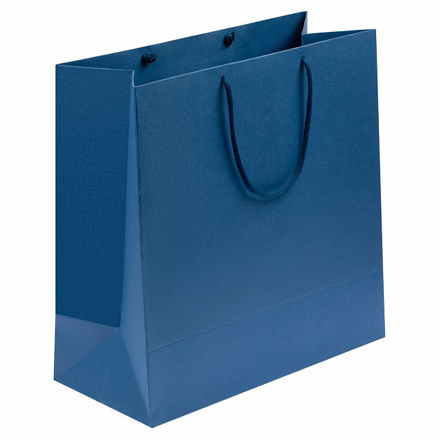 Пакет Porta, большой, синий с логотипом в Нефтекамске заказать по выгодной цене в кибермаркете AvroraStore