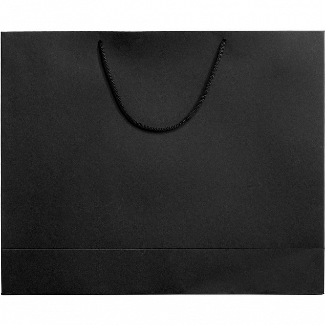 Пакет Ample L, черный с логотипом в Нефтекамске заказать по выгодной цене в кибермаркете AvroraStore