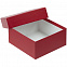 Коробка Emmet, средняя, красная с логотипом в Нефтекамске заказать по выгодной цене в кибермаркете AvroraStore