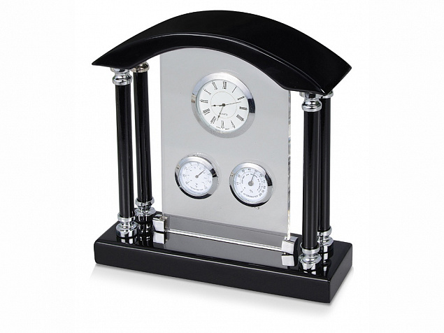 Погодная станция Нобель: часы, термометр, гигрометр с логотипом в Нефтекамске заказать по выгодной цене в кибермаркете AvroraStore
