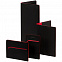 Картхолдер Multimo, черный с красным с логотипом в Нефтекамске заказать по выгодной цене в кибермаркете AvroraStore