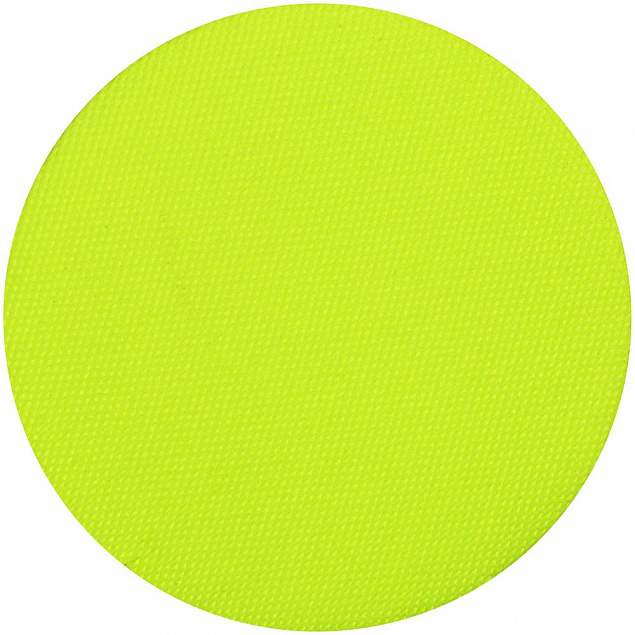 Наклейка тканевая Lunga Round, M, желтый неон с логотипом в Нефтекамске заказать по выгодной цене в кибермаркете AvroraStore