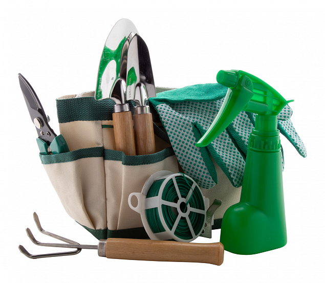 Набор садовых инструментов в сумке с логотипом в Нефтекамске заказать по выгодной цене в кибермаркете AvroraStore