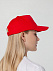 Бейсболка Promo, красная с логотипом в Нефтекамске заказать по выгодной цене в кибермаркете AvroraStore