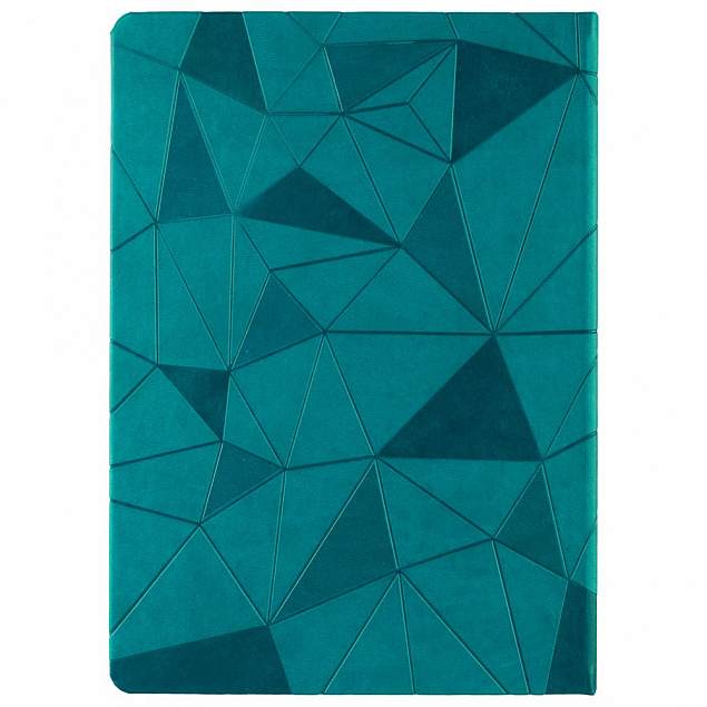 Ежедневник Gems, недатированный, бирюзовый с логотипом в Нефтекамске заказать по выгодной цене в кибермаркете AvroraStore