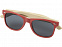 Sun Ray очки с бамбуковой оправой, красный с логотипом в Нефтекамске заказать по выгодной цене в кибермаркете AvroraStore